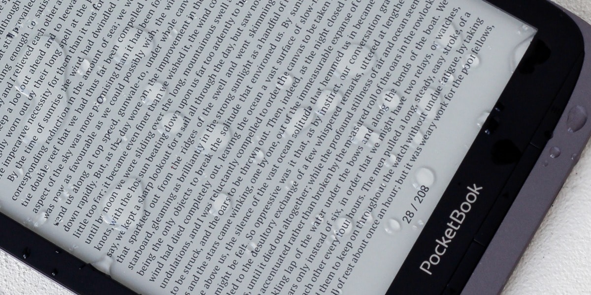 Vodoodolná čítačka e-kníh s IPX7 alebo IPX8: ako dobre je vaše zariadenie chránené?