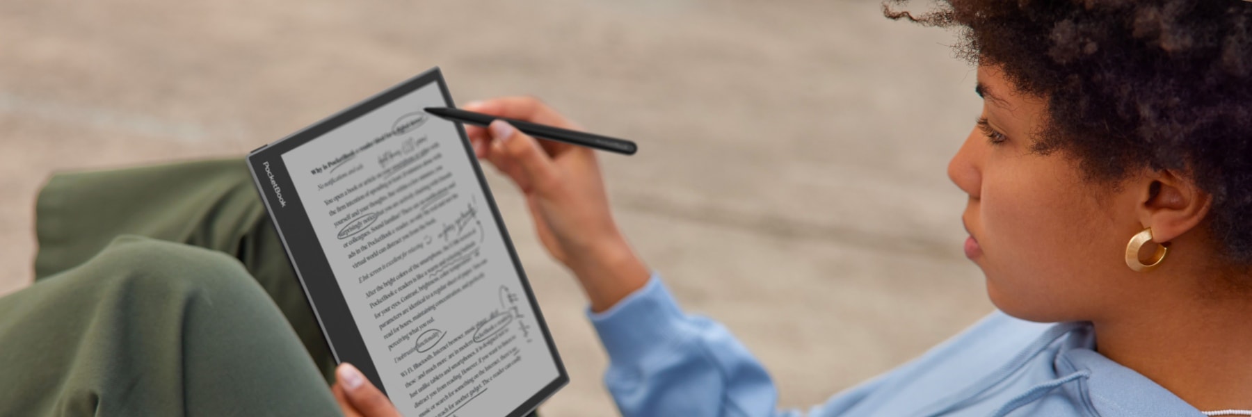 Rozpoznávanie textu na PocketBook InkPad Eo: konvertujte rukou písané poznámky na text pomocou OCR
