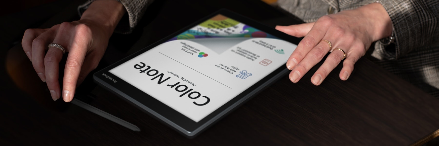 PocketBook Color Note: bezproblémové poznámkovanie vo farbe na veľkom displeji E Ink Kaleido 3