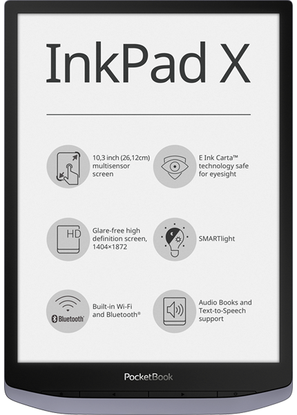 PocketBook InkPad X vám rozšíri čitateľské obzory