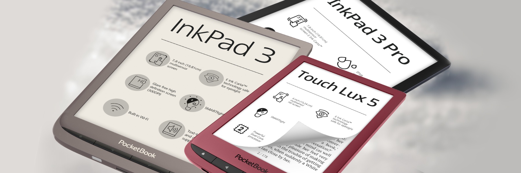 Firmvér 6.7 pre päť modelov PocketBook: lepší zvuk a ďalšie vylepšenia