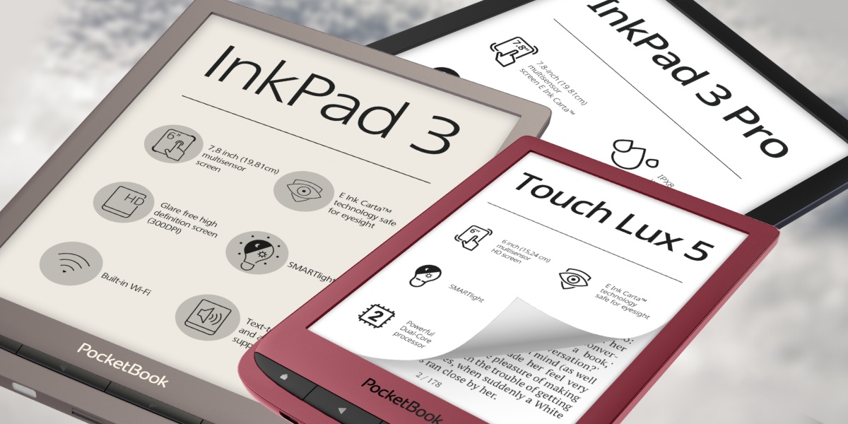 Firmvér 6.7 pre päť modelov PocketBook: lepší zvuk a ďalšie vylepšenia