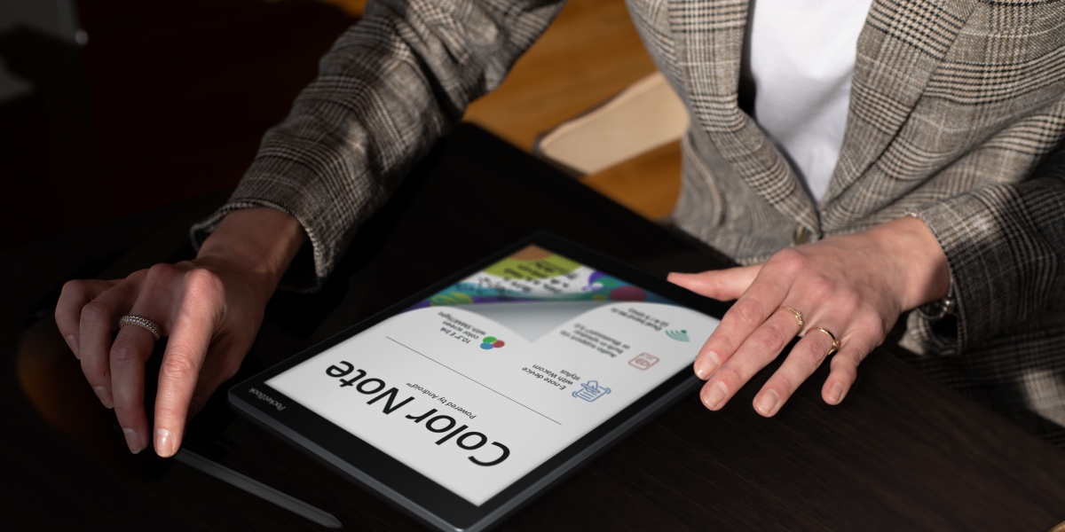 PocketBook Color Note: bezproblémové poznámkovanie vo farbe na veľkom displeji E Ink Kaleido 3